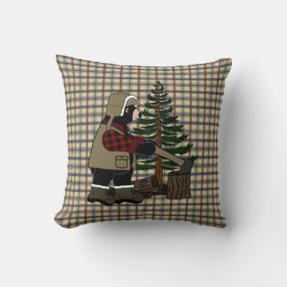 Niedlich Kariertes Lumberjack Kissen