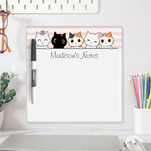 Niedlich Katzen Personalisiert Memoboard