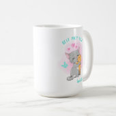 Niedlich Katzenmutter Tasse, Mütter Tagesgeschenk, Kaffeetasse (VorderseiteRechts)