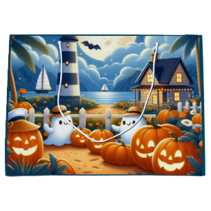 Niedlich, kautisches/kstenförmiges Halloween-Geist Große Geschenktüte
