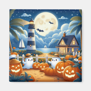 Niedlich, kautisches/kstenförmiges Halloween-Geist Magnet