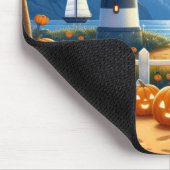 Niedlich, kautisches/kstenförmiges Halloween-Geist Mousepad (Ecke)