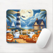Niedlich, kautisches/kstenförmiges Halloween-Geist Mousepad (Mit Mouse)