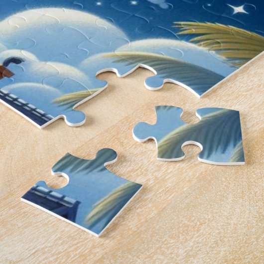 Niedlich, kautisches/kstenförmiges Halloween-Geist Puzzle (Seite)