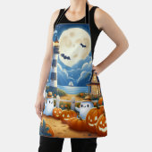 Niedlich, kautisches/kstenförmiges Halloween-Geist Schürze (InSitu)