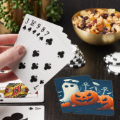 Niedlich, kautisches/kstenförmiges Halloween-Geist Spielkarten (In Situ)