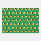 Niedlich Kawai Christmasi Mango Geschenkpapier Set (Vorderseite 2)