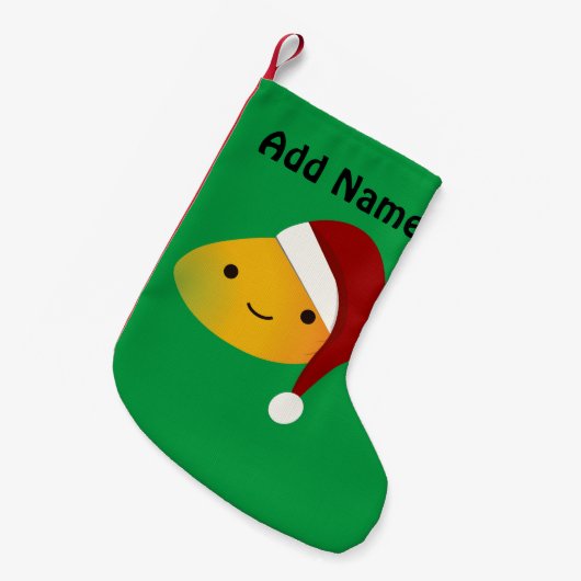 Niedlich Kawai Christmasi Mango Kleiner Weihnachtsstrumpf (Vorderansicht (hängend))