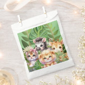 Niedlich Kawaii African Safari Jungle Geschenktütchen (Ausgeschnitten)