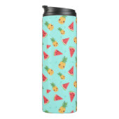 Niedlich Kawaii Ananas und Wassermelone Thermosbecher (Nach rechts gedreht)