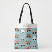 Niedlich Kawaii Animals Sonnenbrille Blau Personal Tasche (Vorderseite)