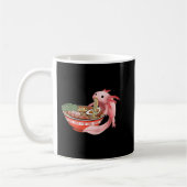 Niedlich Kawaii Anime Axolotl Japanisch Ramen Nood Kaffeetasse (Links)