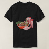 Niedlich Kawaii Anime Axolotl Japanisch Ramen Nood T-Shirt (Design vorne)