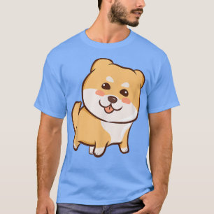 Niedlich Kawaii Anime - Shiba Inu Puppy Dog - Kawa T-Shirt