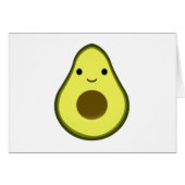 Niedlich Kawaii Avocado (Vorderseite (Horizontal))