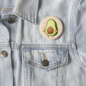 Niedlich Kawaii Avocado Button (Beispiel)