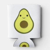 Niedlich Kawaii Avocado Dosenkühler (Rückseite)