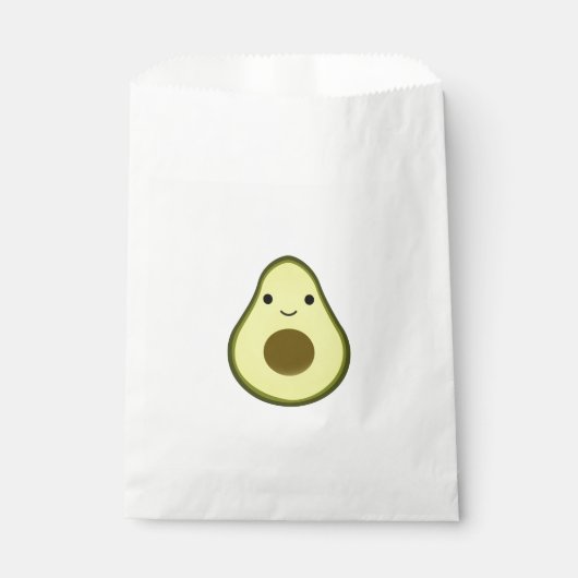 Niedlich Kawaii Avocado Geschenktütchen (Vorderseite)