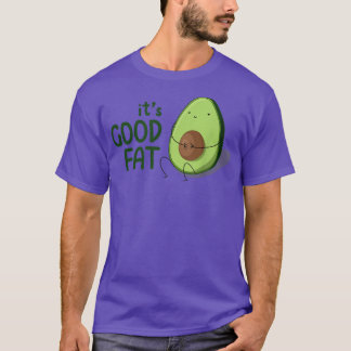 Niedlich Kawaii Avocado Gutes Fett T-Shirt