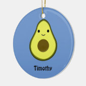 Niedlich Kawaii Avocado Keramik Ornament (Links)