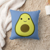Niedlich Kawaii Avocado Kissen (Decke)