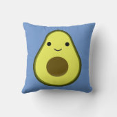Niedlich Kawaii Avocado Kissen (Rückseite)