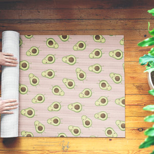 Niedlich Kawaii Avocado Pattern Yogamatte