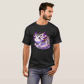 Niedlich Kawaii Axolotl Nonbinary LGBTQ Subtile Pr T-Shirt (Vorne ganz)