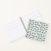Niedlich Kawaii Baby Mushroom Pattern Notizblock (Innenseite)