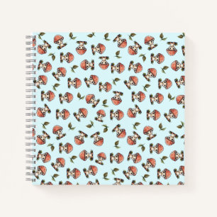 Niedlich Kawaii Baby Mushroom Pattern Notizblock