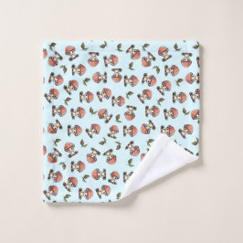 Niedlich Kawaii Baby Mushroom Pattern Waschlappen