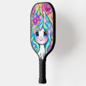 Niedlich Kawaii Baby Pony Pickleball Schläger (Links)