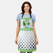 Niedlich Kawaii Basil und Pesto Schürze (Getragen)