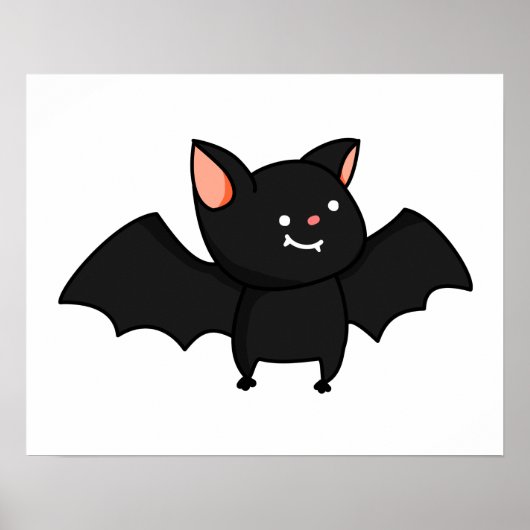 Niedlich Kawaii Bat Poster (Vorne)