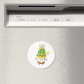 Niedlich Kawaii Birthday Cake Magnet (In Situ (Geschirrspüler))