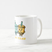 Niedlich Kawaii Boba Bubble Tea Kaffeetasse (VorderseiteRechts)
