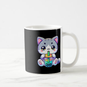 Niedlich Kawaii Bubble Teekatze Japanisch Kitten A Kaffeetasse