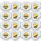 Niedlich Kawaii Bumble Bee Bujo Planner Aufkleber (Vorderseite)