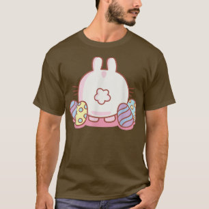 Niedlich Kawaii Bunny Hintern Happy Ostery T-Shirt