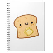 Niedlich Kawaii Butter Toast Notizblock (Vorderseite)