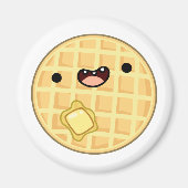 Niedlich Kawaii Butter Waffle Magnet (Vorne)