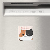 Niedlich Kawaii Calico Kitty Cat Magnet (In Situ (Geschirrspüler))