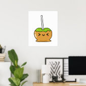 Niedlich Kawaii Candy Apple Poster (Heimbüro)