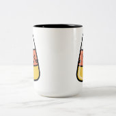 Niedlich Kawaii Candy Corn Zweifarbige Tasse (Mittel)