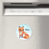 Niedlich Kawaii Cartoon Fux Magnet (In Situ (Geschirrspüler))