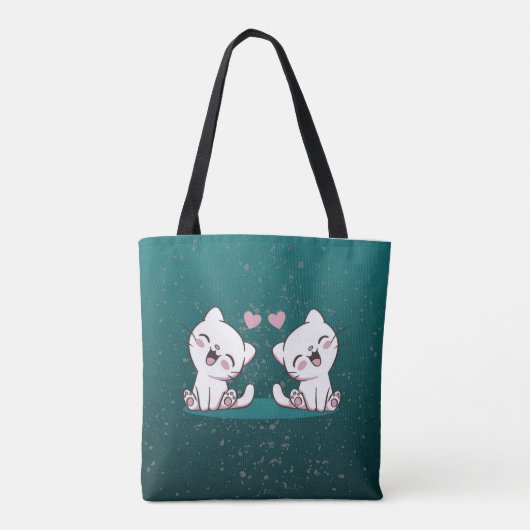 NIEDLICH KAWAII CAT TASCHE (Rückseite)