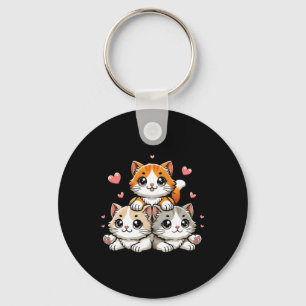 Niedlich Kawaii Cats Neko Funny Kitten Cat Lover G Schlüsselanhänger