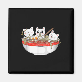 Niedlich Kawaii Cats Ramen Noodles Anime Japanisch Magnet