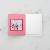 Niedlich Kawaii Cherry und Sundae Dankeskarte (Innenseite)