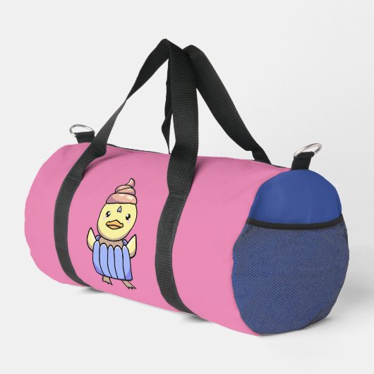 Niedlich Kawaii Chibi Cupcake Duck Duffel Bag Duffle Bag (Rechte Ecke)